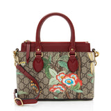 Gucci GG Supreme Tian Mini Zip Tote (SHF-Z1Faab)