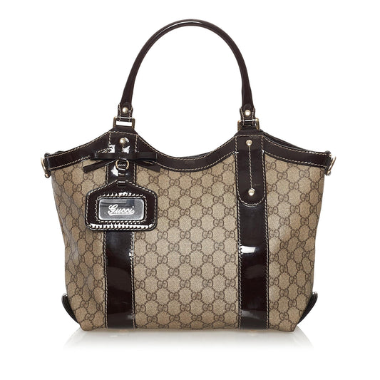 Gucci GG Supreme Tote Bag (33676)