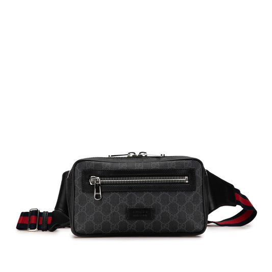 Gucci GG Supreme Web Belt Bag (2Lu14R)