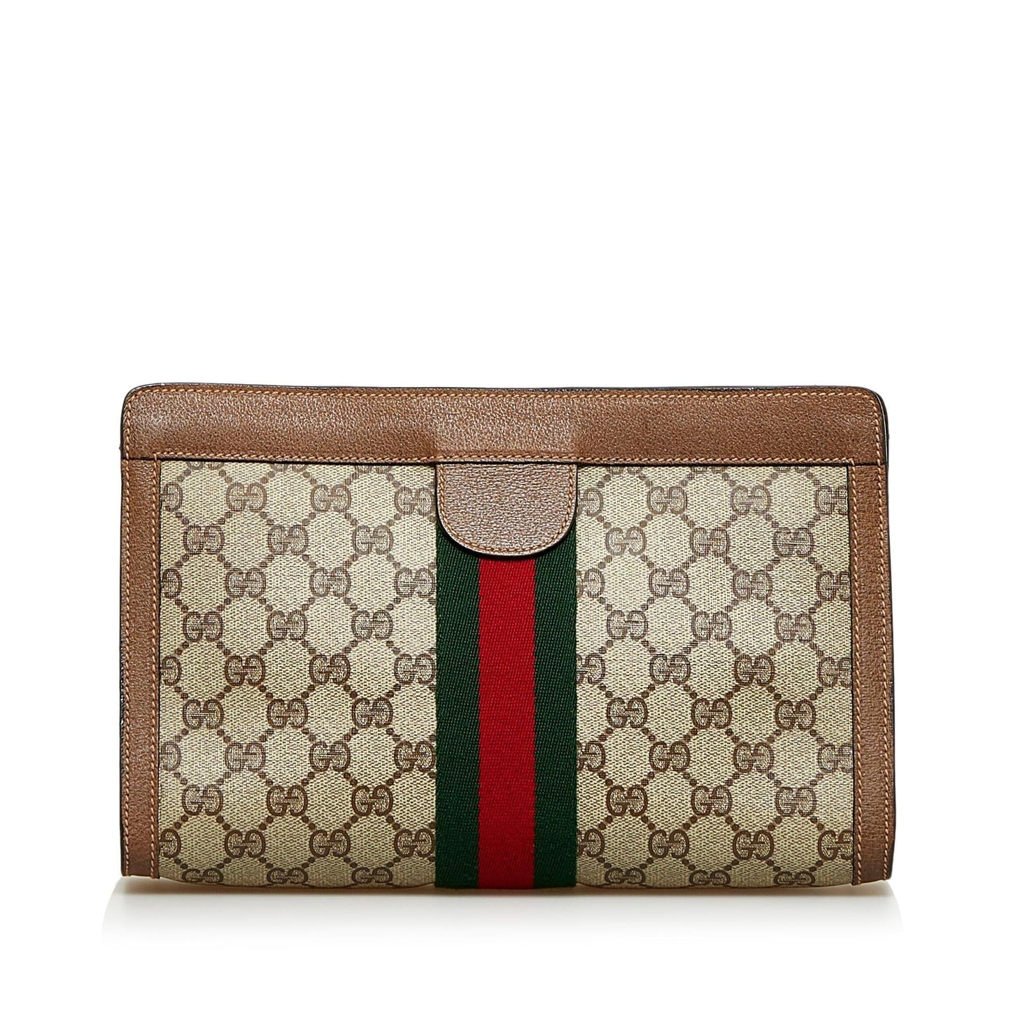 Gucci GG Supreme Web Clutch (F7DfRY)
