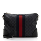 Gucci GG Supreme Web Flat Square Messenger Bag (SHF-3vvT7M)