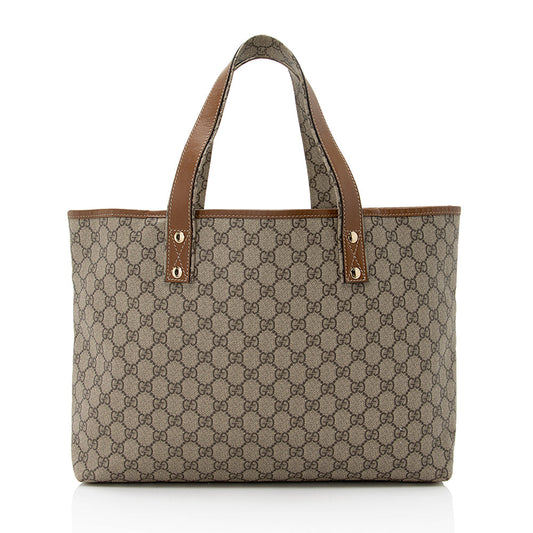Gucci GG Supreme Web Loop E/W Shopping Tote (SHF-20146)