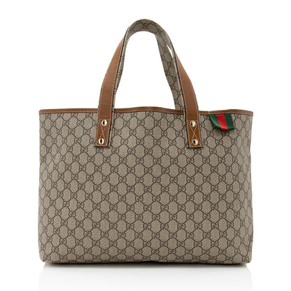 Gucci GG Supreme Web Loop E/W Shopping Tote (SHF-20146)