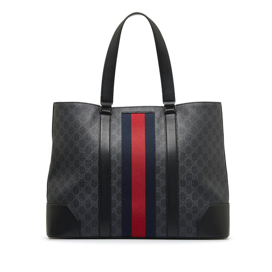 Gucci GG Supreme Web Open Tote (4XtANr)