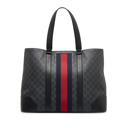 Gucci GG Supreme Web Open Tote (4XtANr)