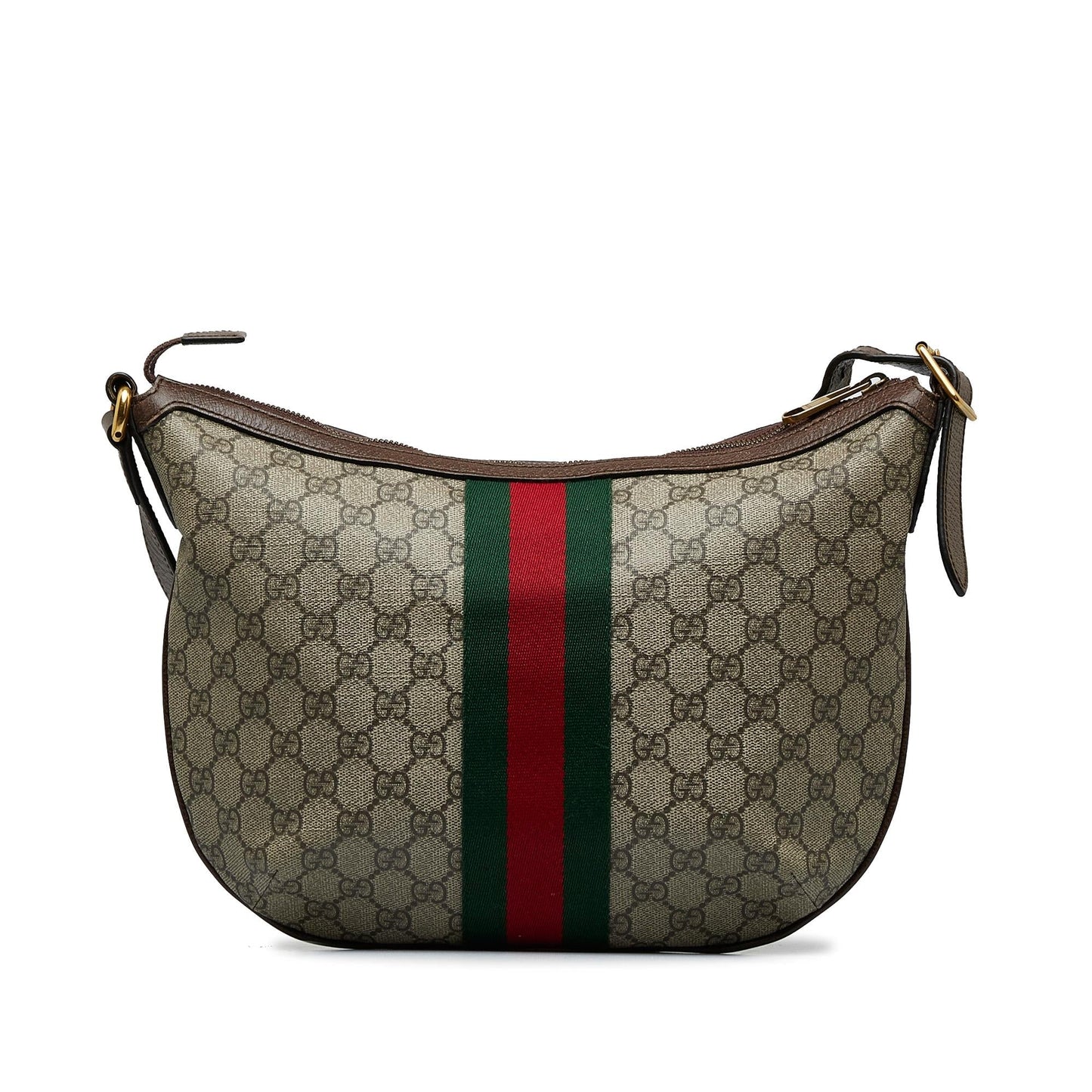 Gucci GG Supreme Web Ophidia Half Moon Crossbody (fSV2pz)