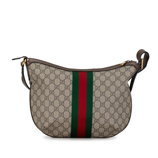 Gucci GG Supreme Web Ophidia Half Moon (VcvqlC)