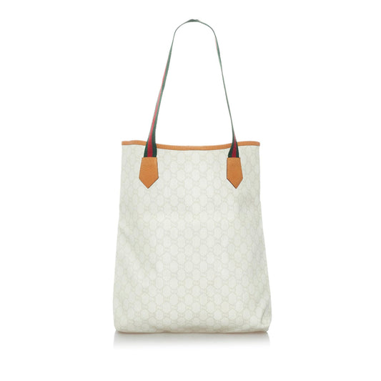Gucci GG Supreme Web Tote Bag (SHG-30198)