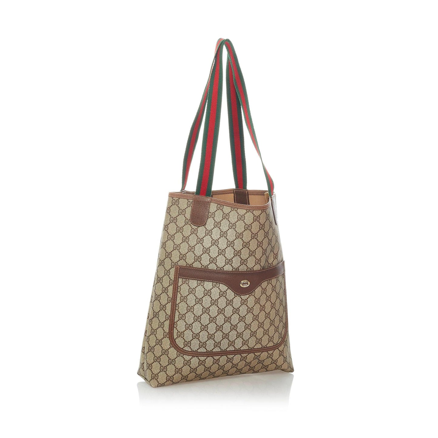 Gucci GG Supreme Web Tote Bag (SHG-32758)