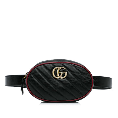 Gucci GG Torchon Marmont Matelasse Belt Bag (eW1Rqd)