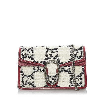 Gucci GG Tweed Dionysus Shoulder Bag (SHG-30010)