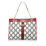 Gucci GG Tweed Rajah Web Tote (P1EybE)