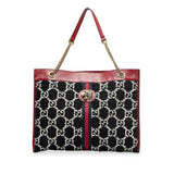 Gucci GG Tweed Rajah Web Tote (skW4za)