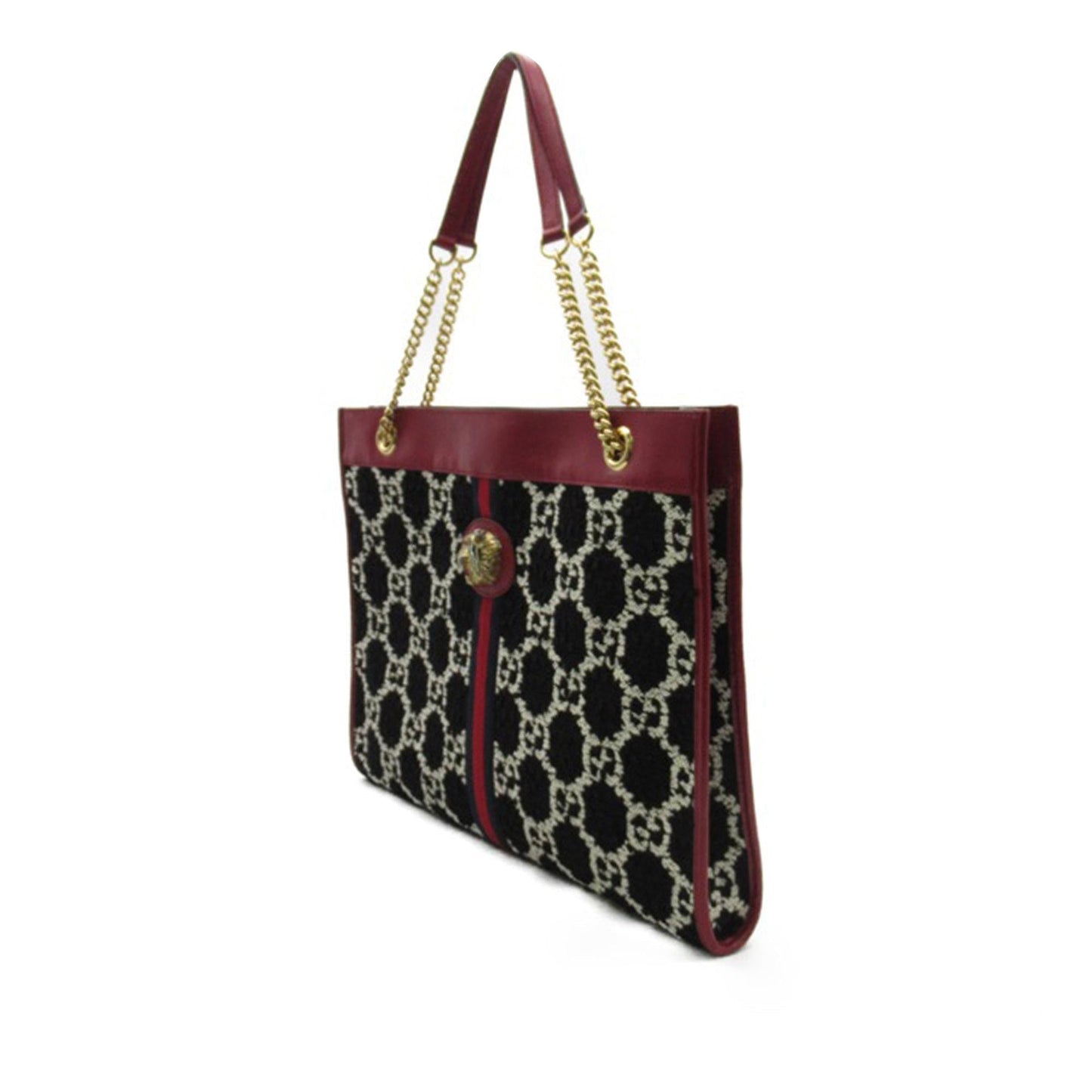 Gucci GG Tweed Rajah Web Tote (VUGhyI)