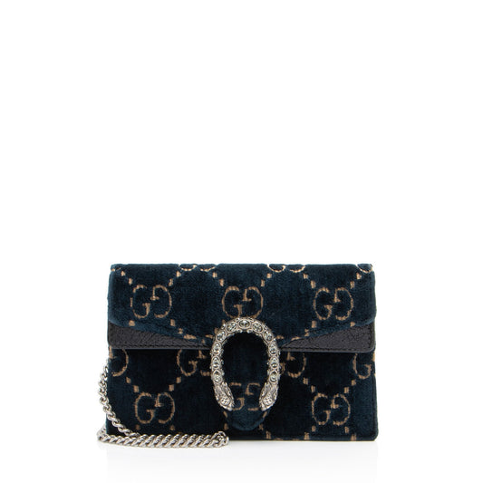 Gucci GG Velvet Dionysus Super Mini Bag (SHF-zrKSbu)