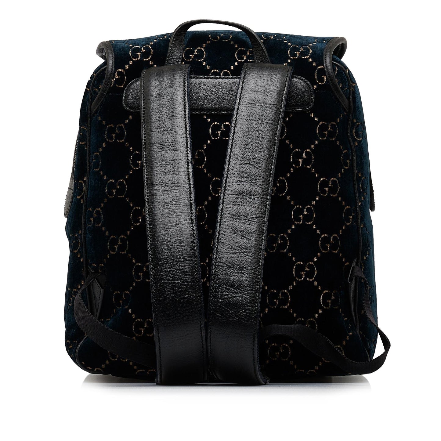 Gucci GG Velvet Double Buckle Backpack (ew8ThP)