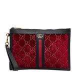 Gucci GG Velvet Ophidia Clutch Bag (0Q4r1S)
