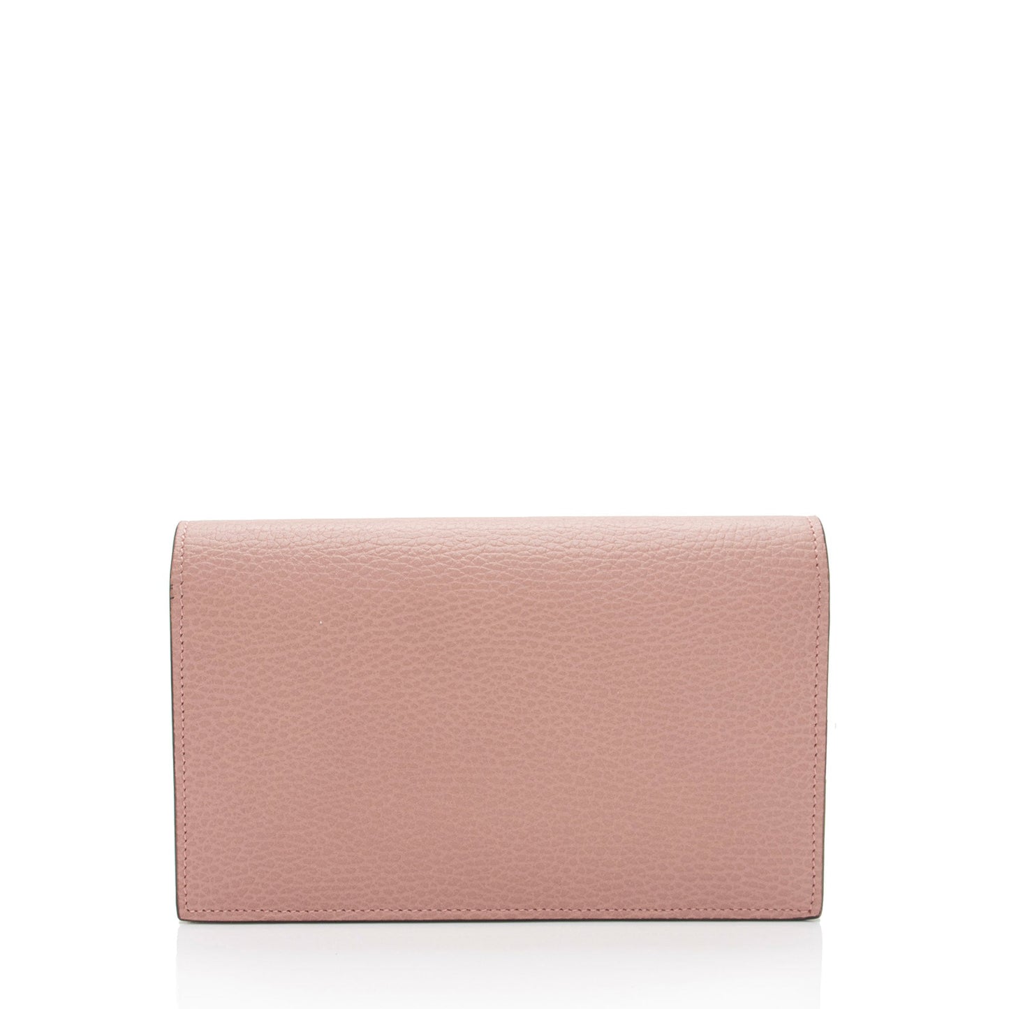 Gucci Grained Calfskin Interlocking G Chain Wallet