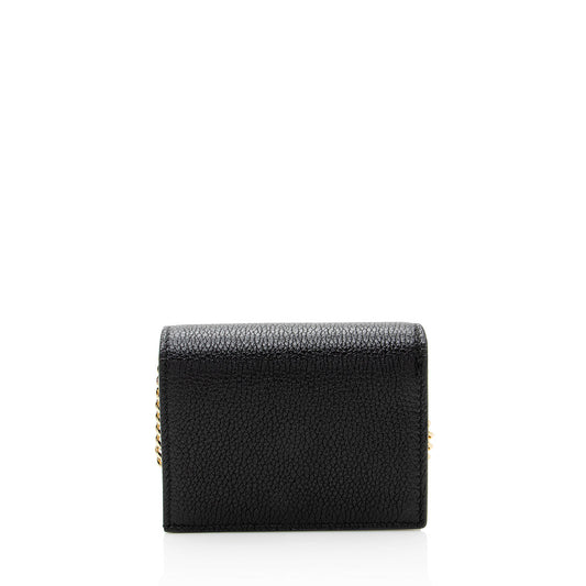 Gucci Grained Leather Zumi Card Case Chain Bag (SHF-19173)