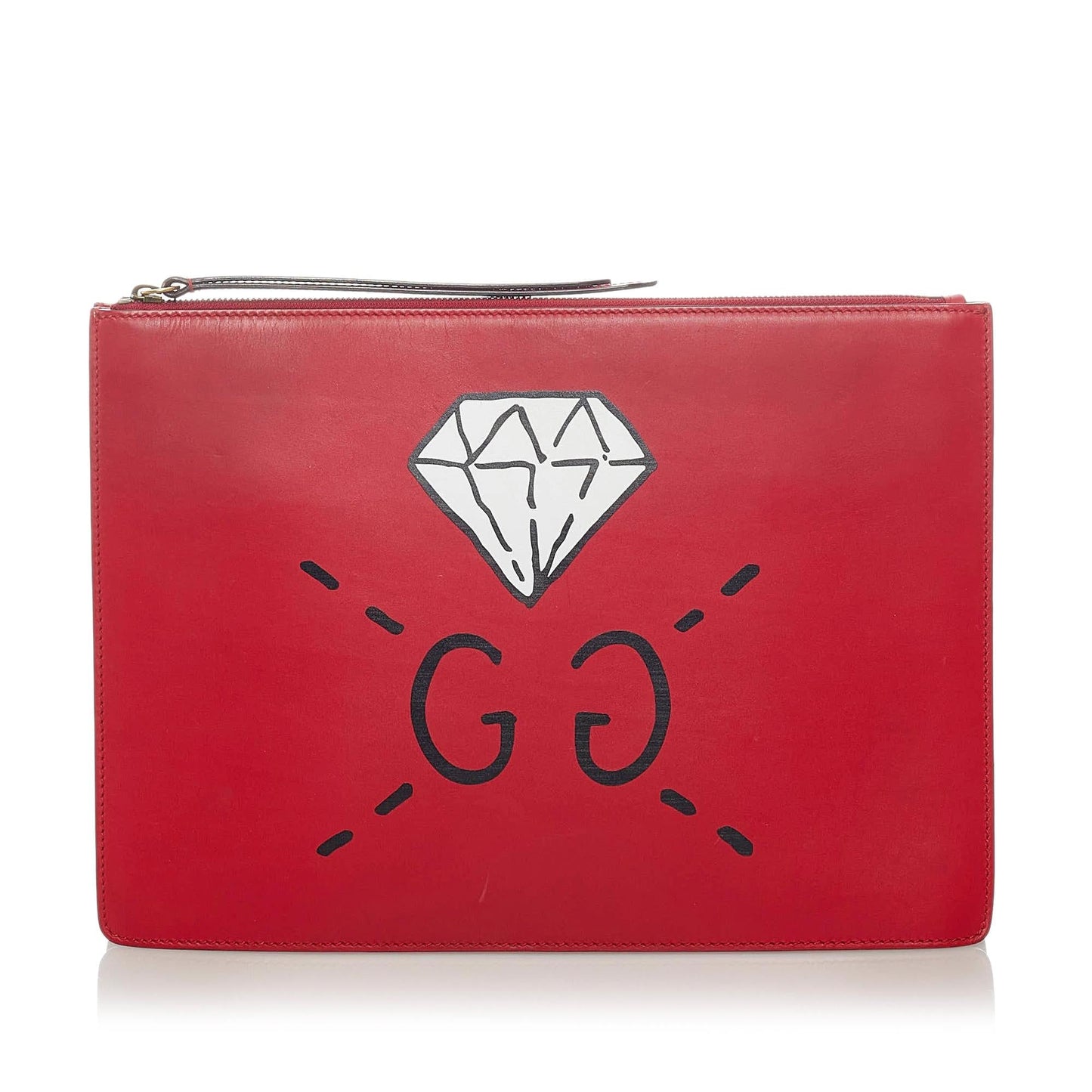 Gucci Gucci Ghost Leather Messenger Bag (33381)