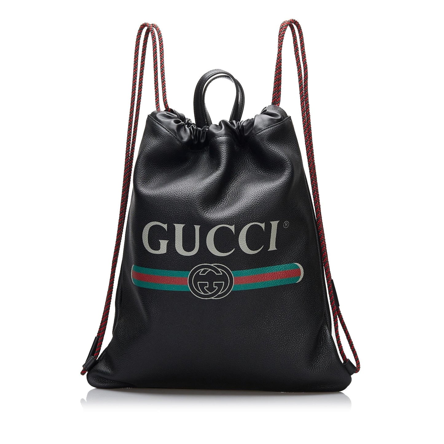 Gucci Gucci Logo Drawstring  Backpack (iZwaga)