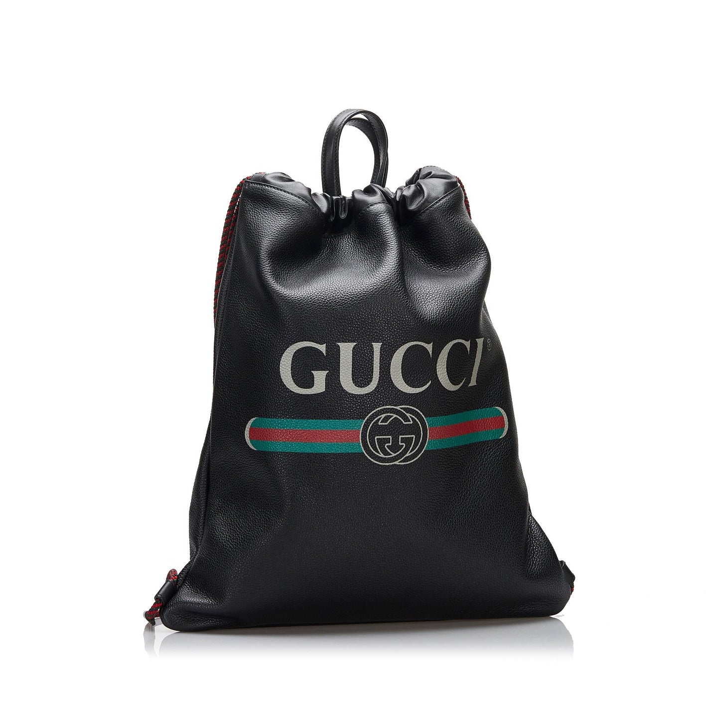 Gucci Gucci Logo Drawstring  Backpack (iZwaga)