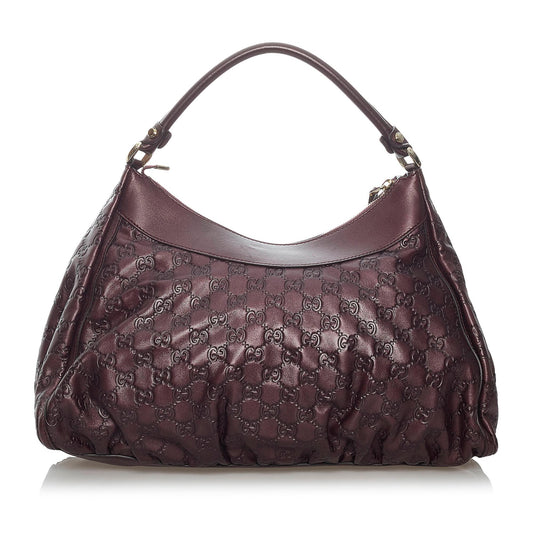 Gucci Guccissima Abbey D-Ring Shoulder Bag (SHG-29816)