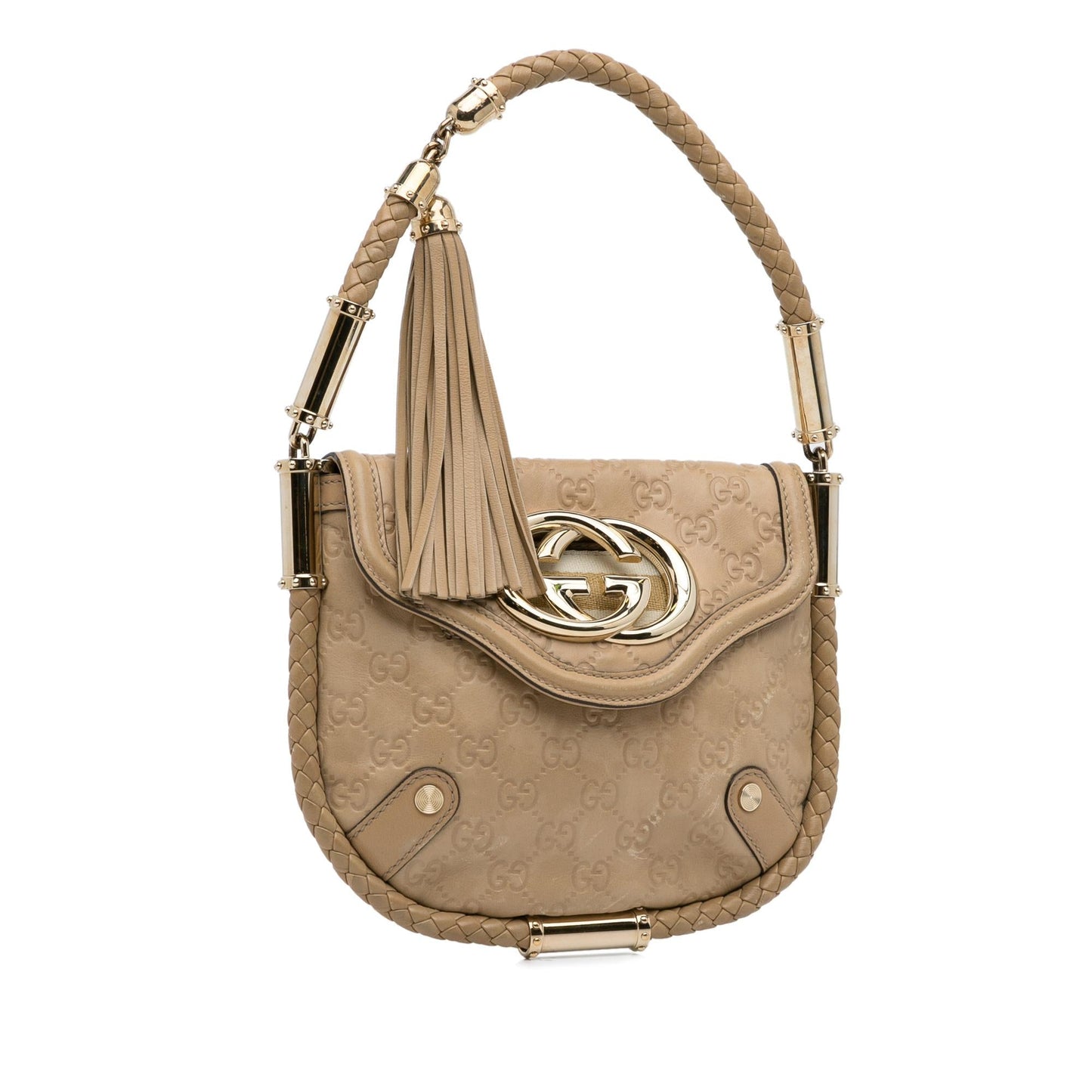 Gucci Guccissima Britt Shoulder Bag (FQ733L)