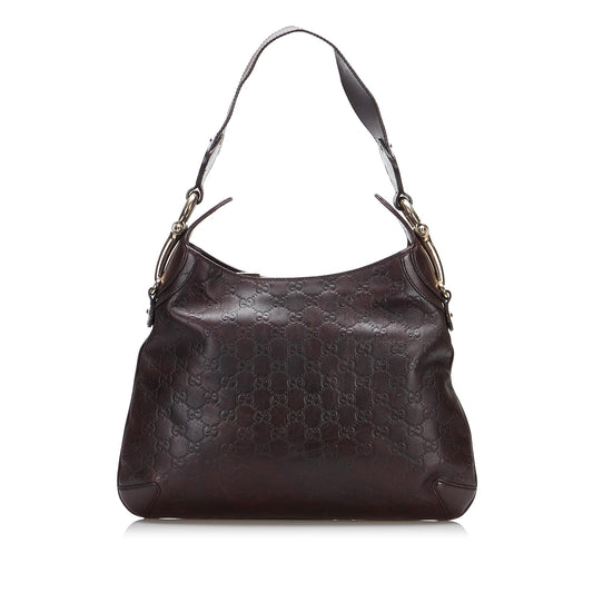 Gucci Guccissima Horsebit Creole Hobo (SF1x1E)
