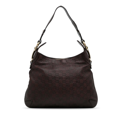 Gucci Guccissima Horsebit Creole Hobo (pRoFuj)