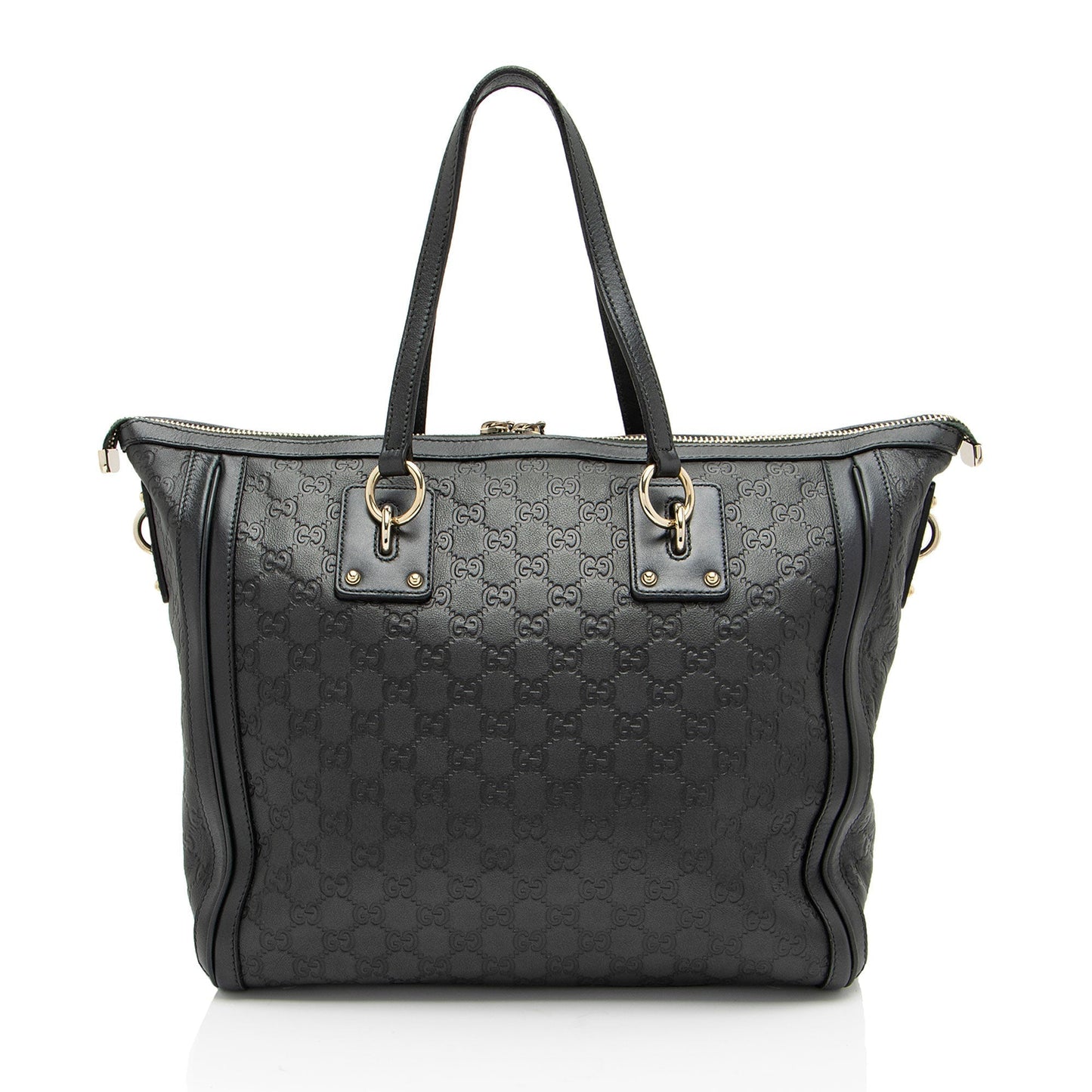 Gucci Guccissima Leather Charm Medium Tote (SHF-pSuRcq)