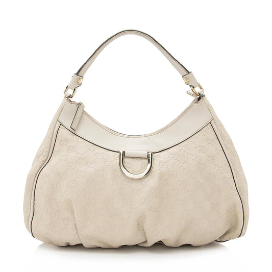 Gucci Guccissima Leather D Ring Medium Hobo (SHF-22364)