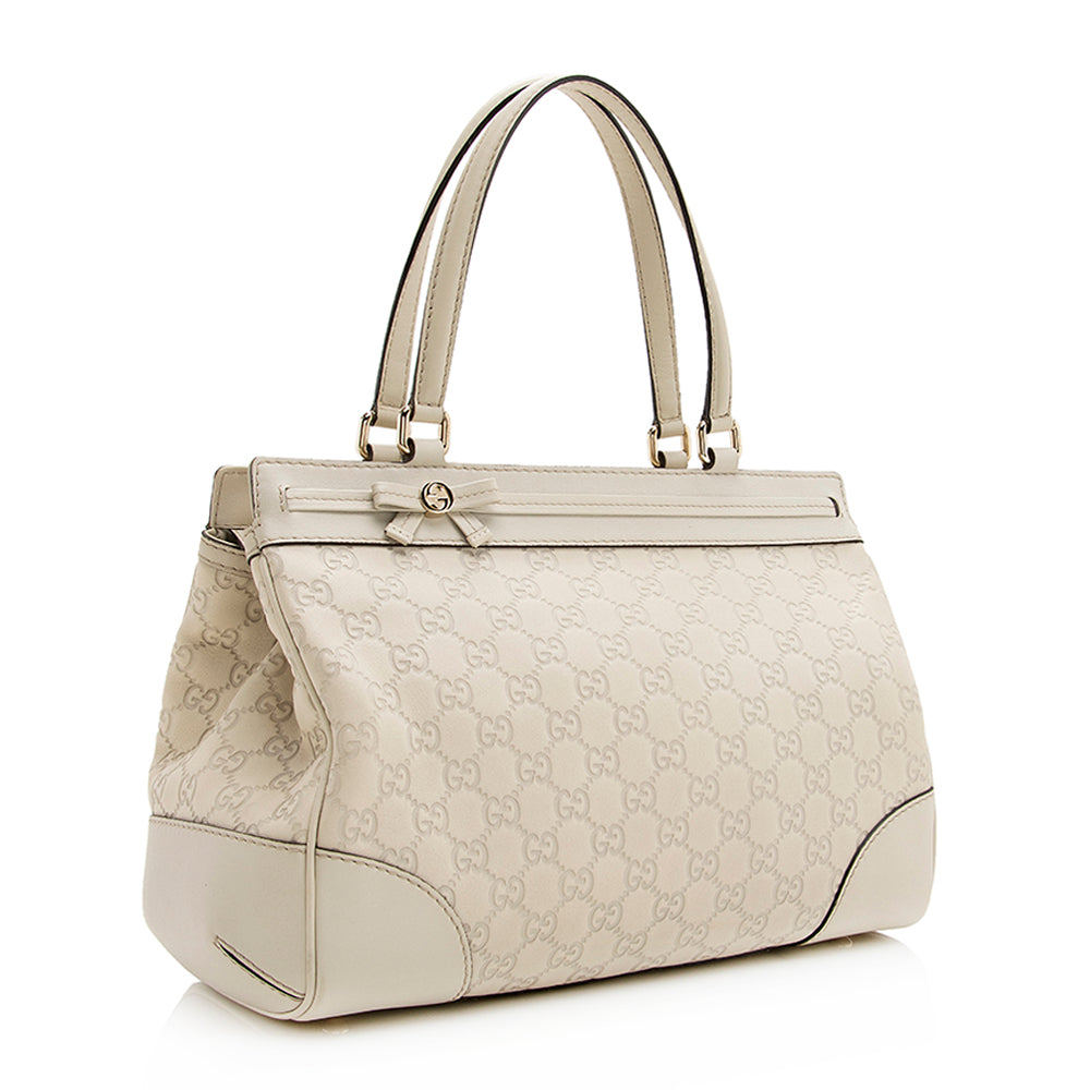 Gucci Guccissima Leather Mayfair Medium Tote (SHF-20261)