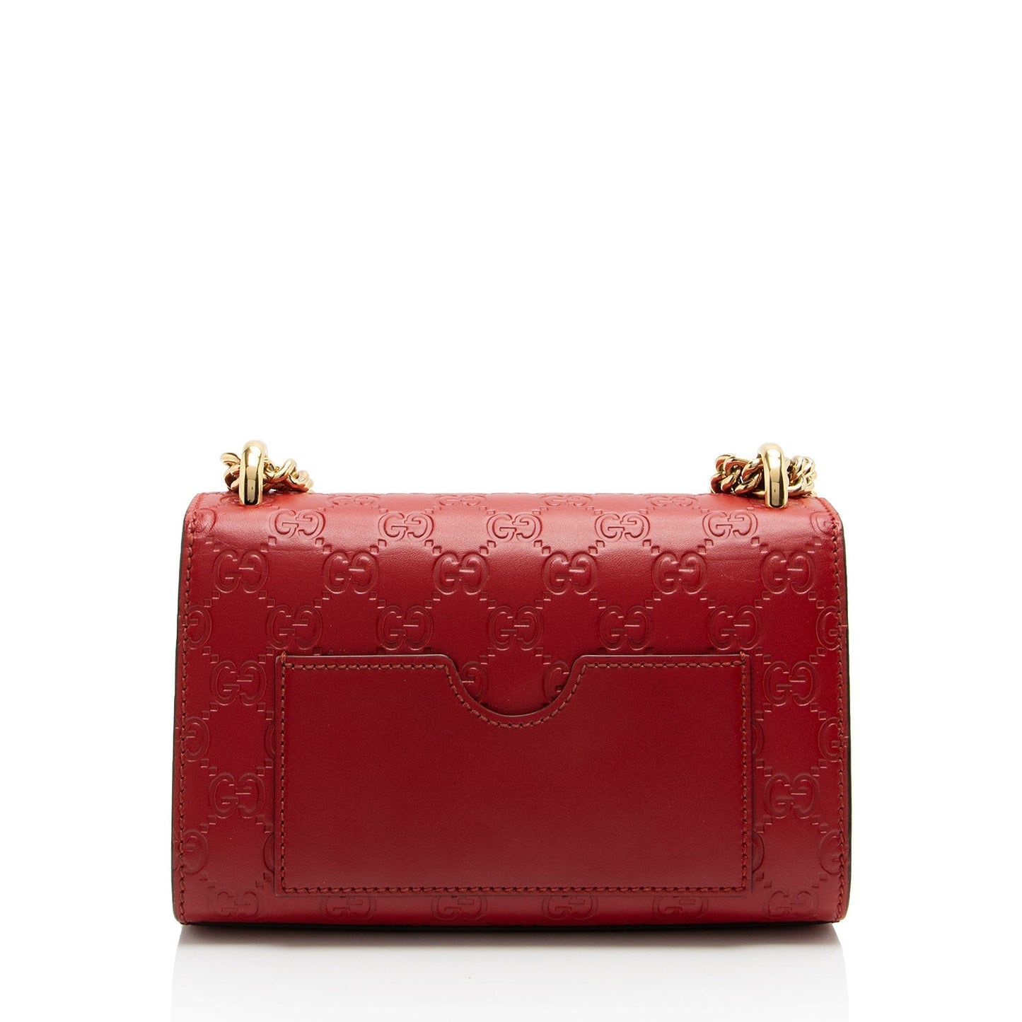 Gucci Guccissima Leather Padlock Small Shoulder Bag (SHF-SFYeCH)