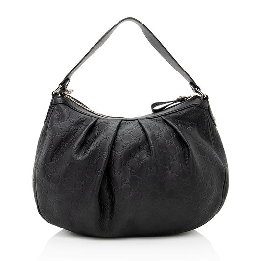 Gucci Guccissima Leather Sukey Hobo (SHF-21862)