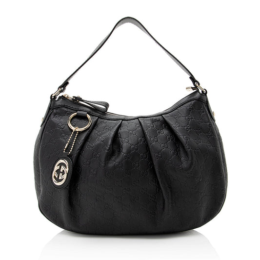 Gucci Guccissima Leather Sukey Hobo (SHF-21862)
