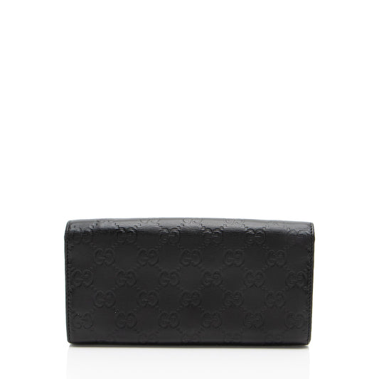 Gucci Guccissima Leather Wallet on Chain Bag (SHF-7tUszV)
