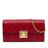 Gucci Guccissima Padlock Wallet On Chain (xZXtM2)