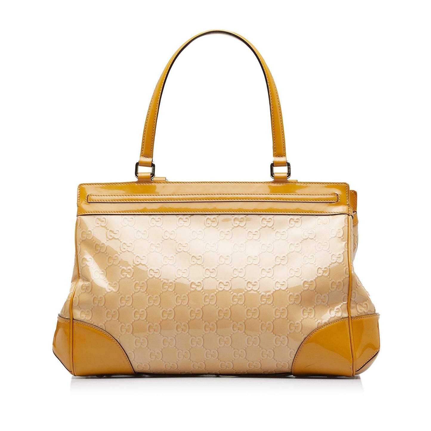 Gucci Guccissima Patent Leather Mayfair Handbag (JsaISF)