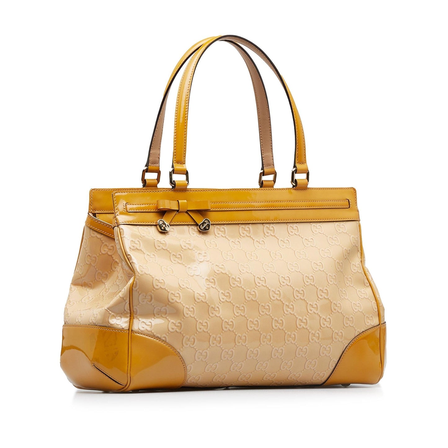 Gucci Guccissima Patent Leather Mayfair Handbag (JsaISF)