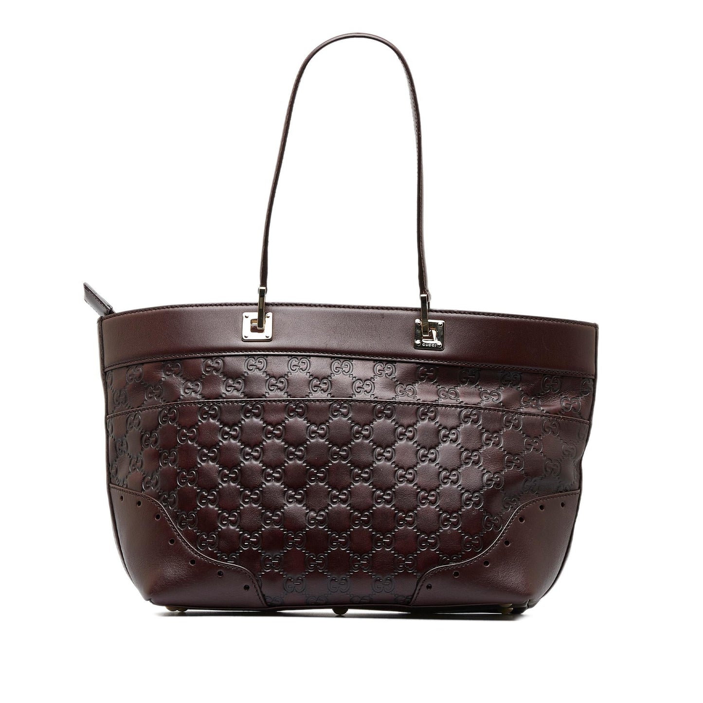 Gucci Guccissima Punch Tote Bag (rASlGn)