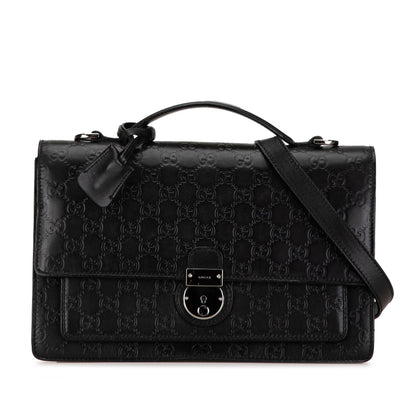 Gucci Guccissima Satchel (MgIvER)