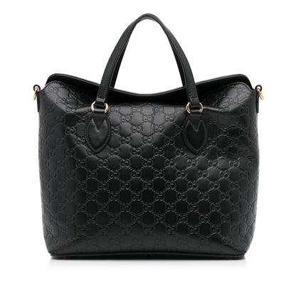 Gucci Guccissima Signature Linea A Foldover Satchel (VFVOAb)