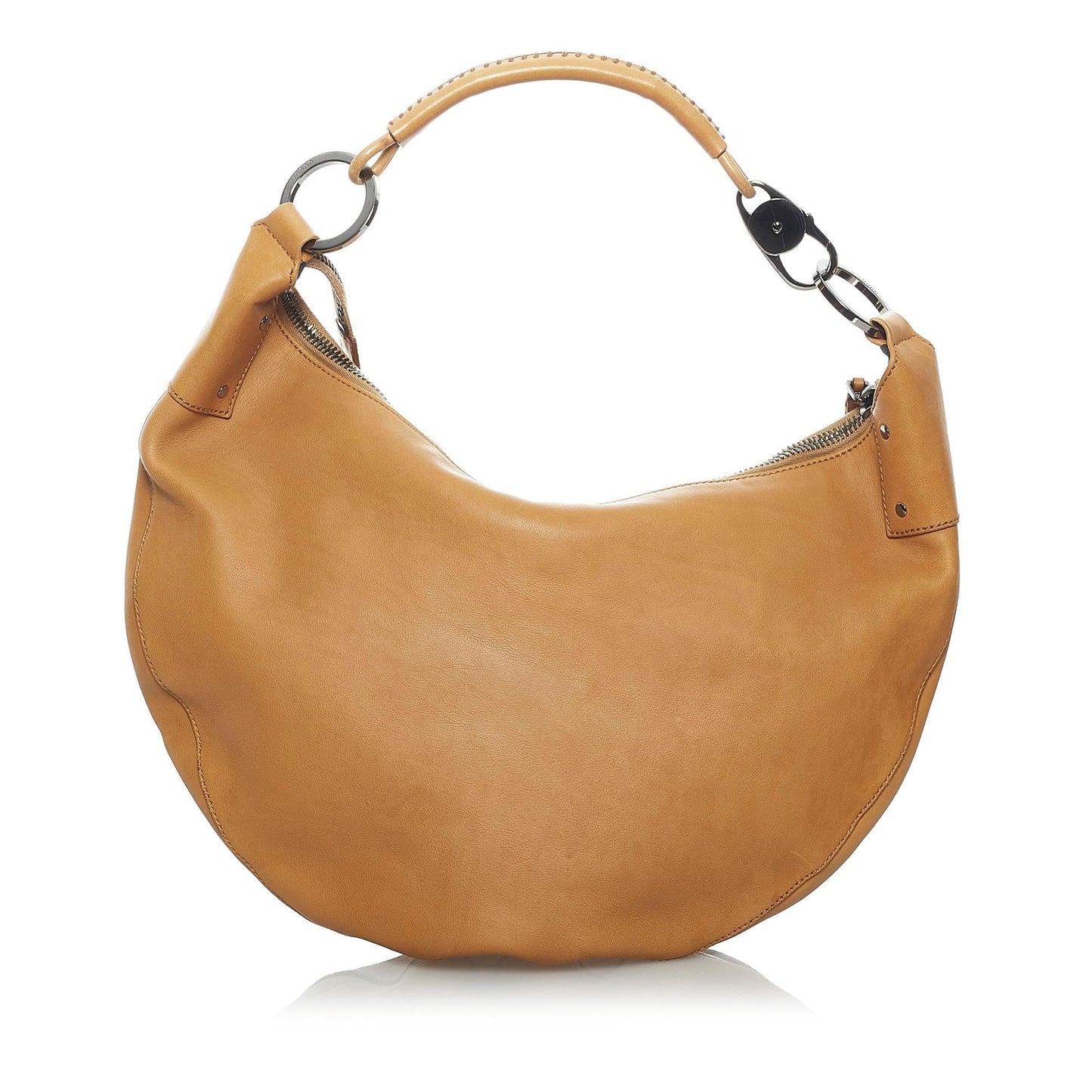Gucci Half Moon Leather Hobo Bag (33723)