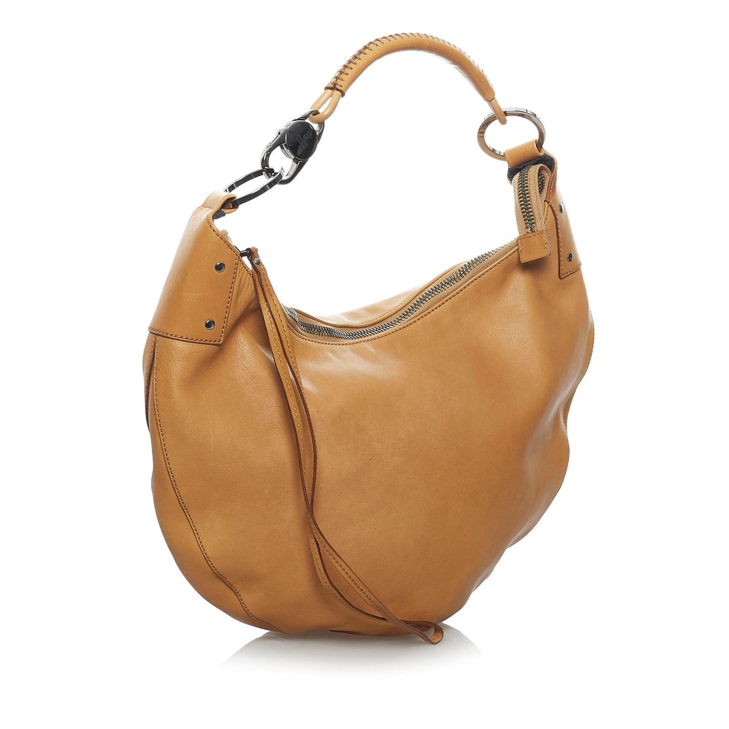 Gucci Half Moon Leather Hobo Bag (33723)