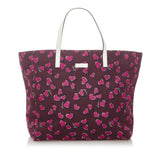 Gucci Heartbeat Canvas Tote Bag (33311)