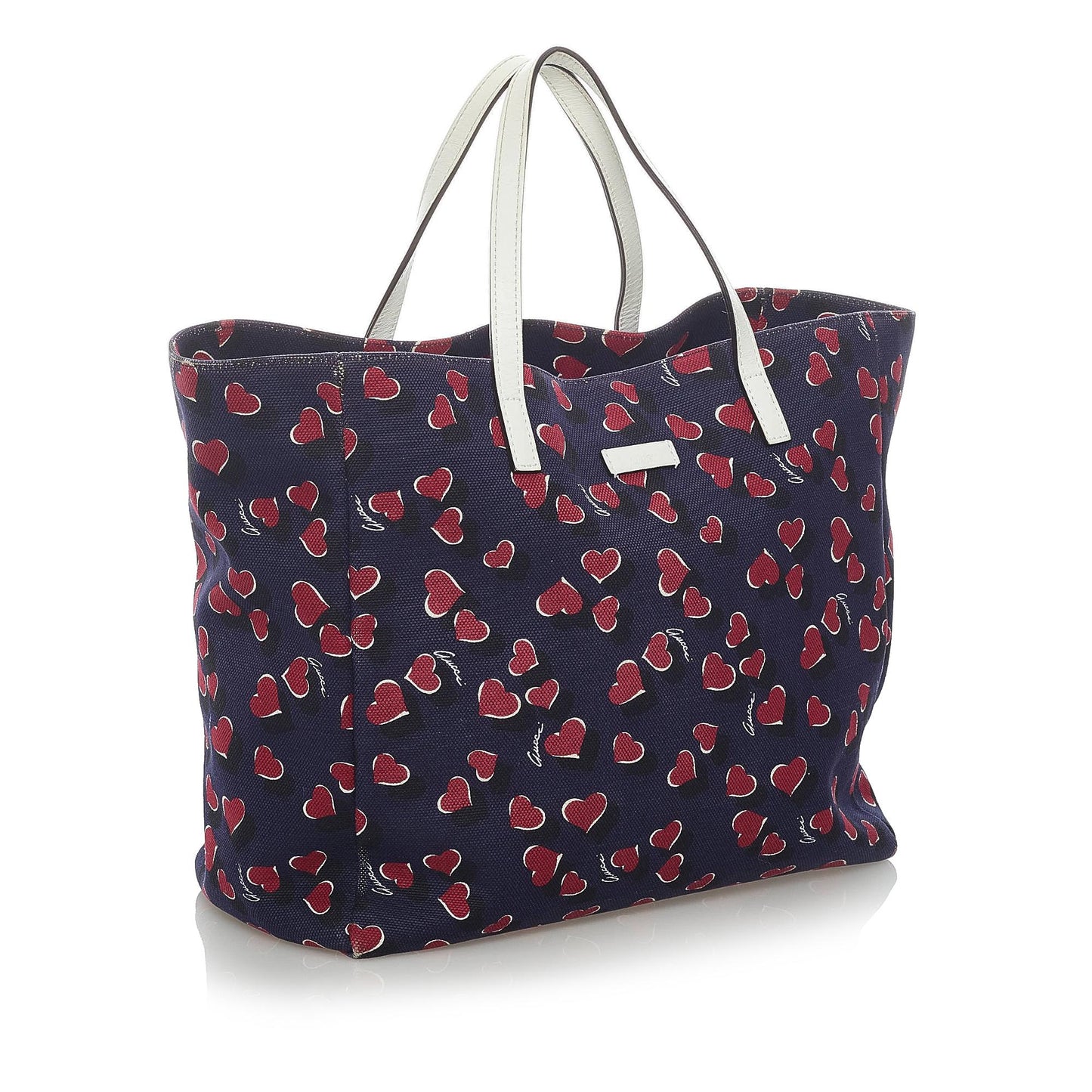Gucci Heartbeat Canvas Tote Bag (33508)