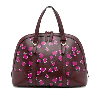 Gucci Heartbeat Leather Dome Satchel (iR5q9e)