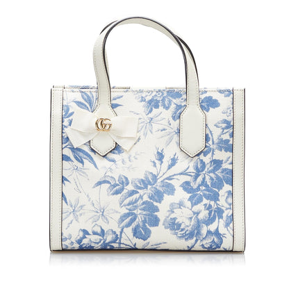 Gucci Herbarium Canvas Satchel (v4aQ2g)