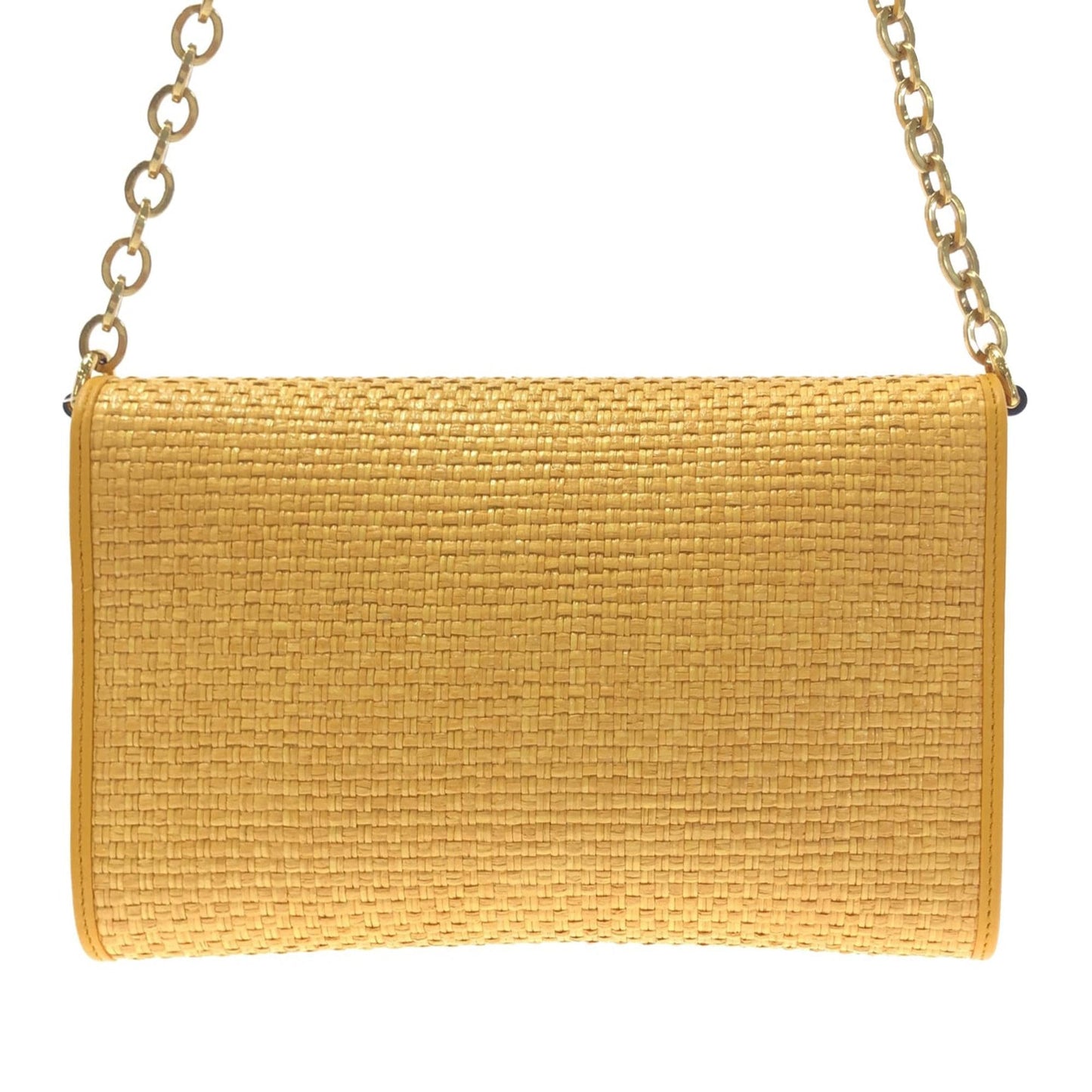 Gucci Horsebit 1955 Raffia Chain Bag (Ghy2mt)